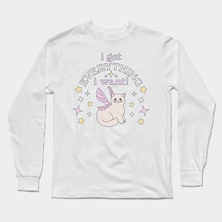 glamorous cat Long Sleeve T-Shirt